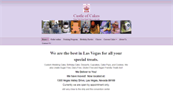 Desktop Screenshot of castleofcakes.com